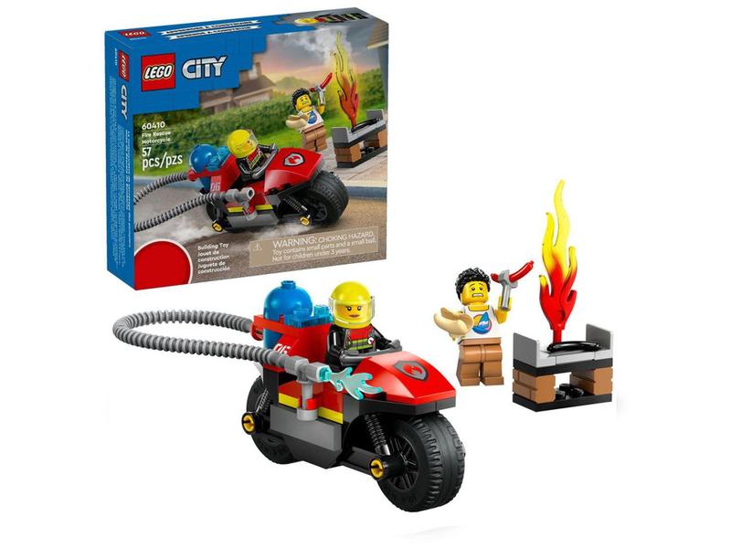 Imagem de LEGO City Motocicleta dos Bombeiros 60410 - 57 Peças