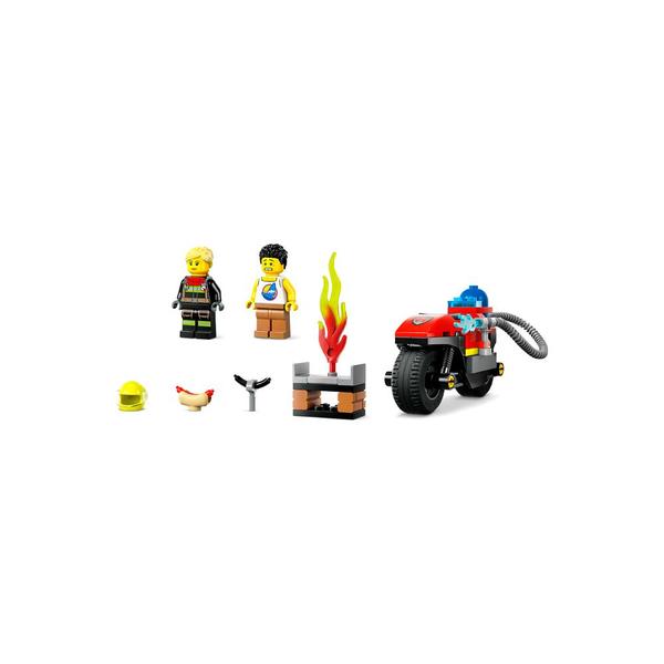 Imagem de Lego City Motocicleta dos Bombeiros LEGO 60410 57 Peças