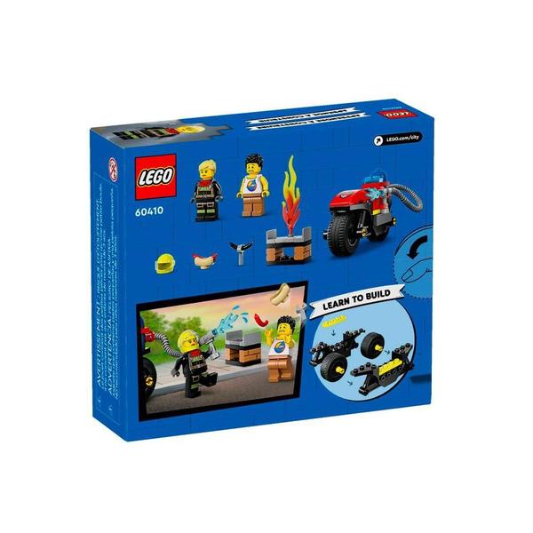 Imagem de Lego City Motocicleta Dos Bombeiros Lego 60410 57 Peças