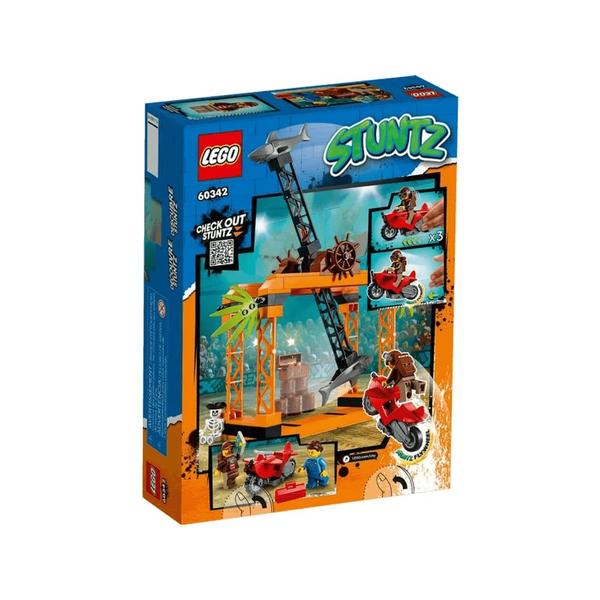 Imagem de LEGO City - O Desafio de Acrobacias com Ataque de Tubarão - 122 Peças - 60342