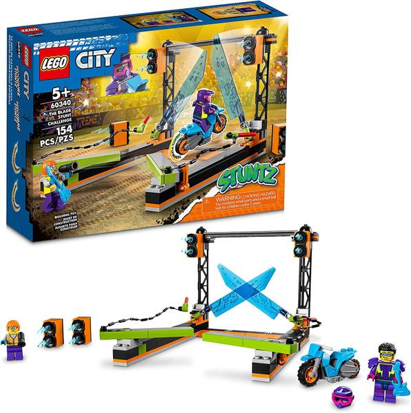 Imagem de Lego City O Desafio De Acrobacias Com Laminas 60340