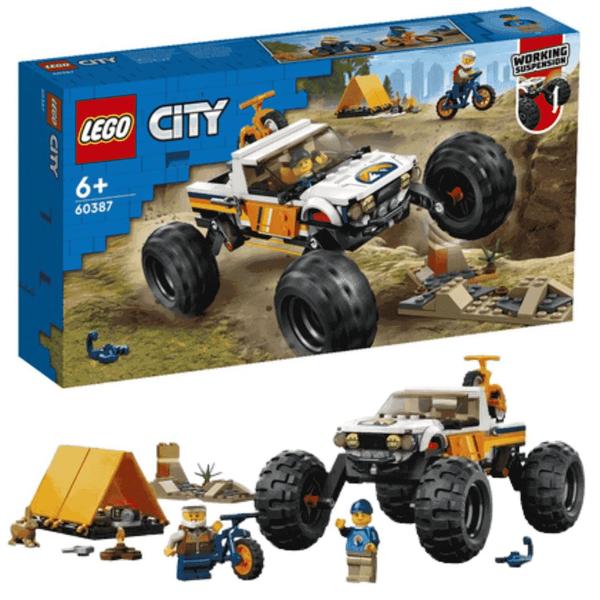 Imagem de LEGO City Off-Roader 4x4 de Aventuras 252 Peças 6+ 60387