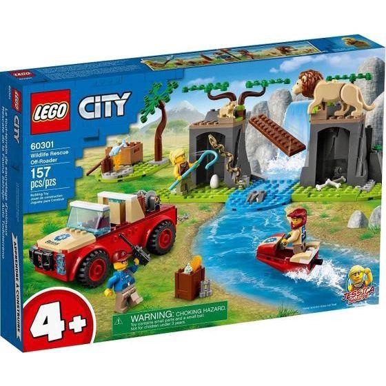 Imagem de Lego City Off-Roader para Salvar Animais Selvagens 60301