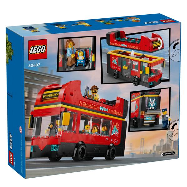 Imagem de LEGO CITY - Ônibus turístico vermelho de dois andares