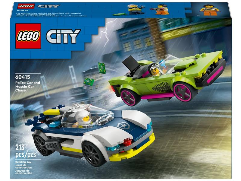 Imagem de LEGO City Perseguição de Carro da Polícia e Muscle