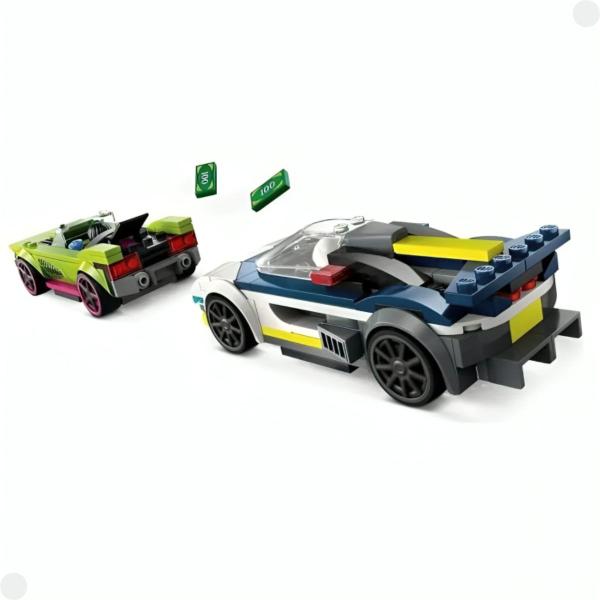 Imagem de Lego City Perseguição de Carro da Polícia e Muscle Car - 60415