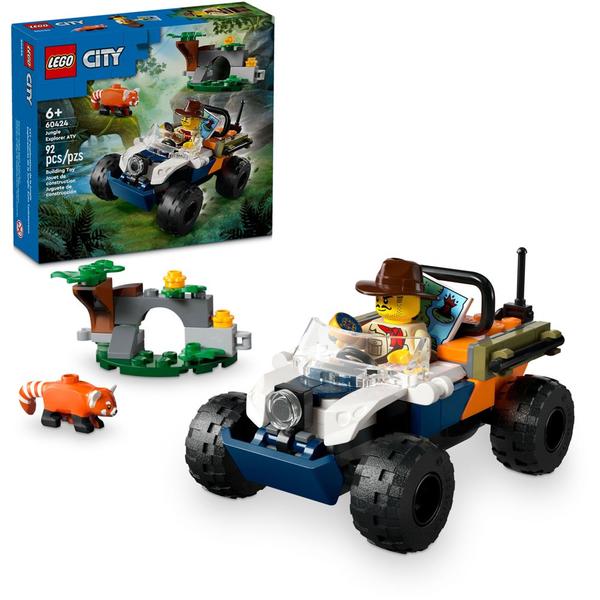 Imagem de Lego City Quadriciclo Missão Panda Vermelho 60424 com 92pcs