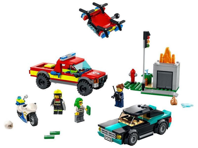 Imagem de LEGO City Resgate dos Bombeiros e Perseguição