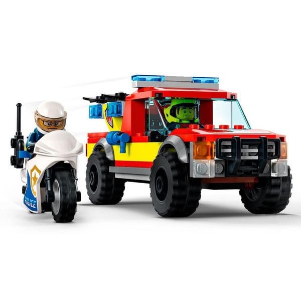 Imagem de Lego City Resgate dos Bombeiros e Perseguição de Polícia 60319 295pcs