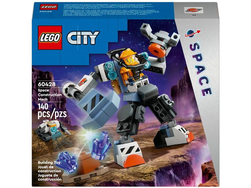 LEGO City Robô de Construção Espacial - 60428 140 Peças Imagem de LEGO City Robô de Construção Espacial - 60428 140 Peças