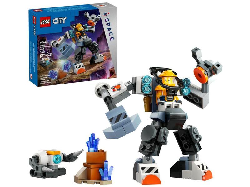 LEGO City Robô de Construção Espacial - 60428 140 Peças Imagem de LEGO City Robô de Construção Espacial - 60428 140 Peças