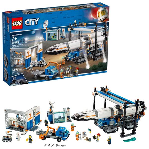 Imagem de LEGO City Rocket Assembly & Kit de construção de transporte 60229 (