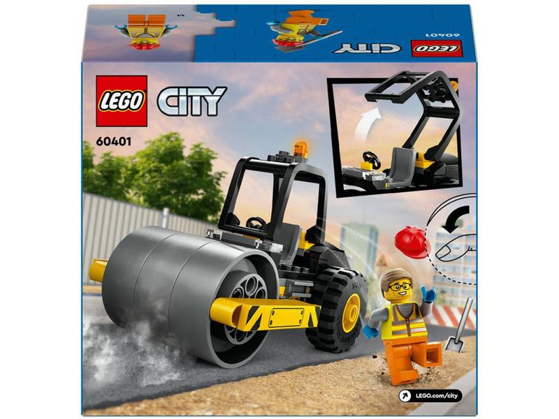 Imagem de LEGO City Rolo Compressor de Construção - 60401 78 Peças