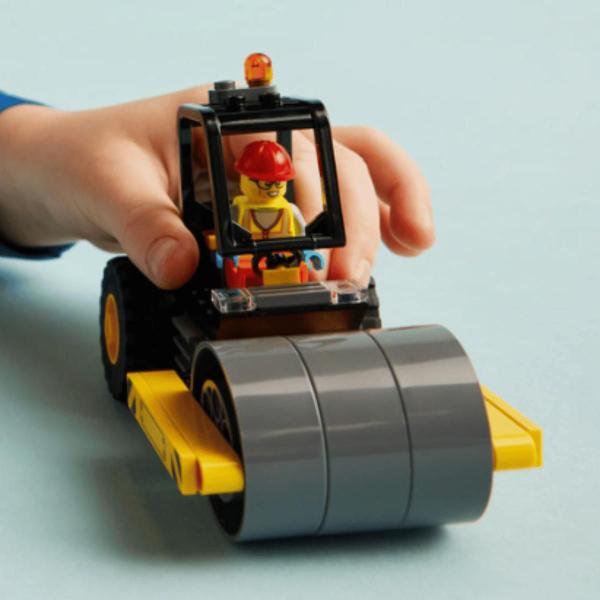 LEGO City Rolo Compressor de de Construção 78 Peças 5+ 60401 Imagem de LEGO City Rolo Compressor de de Construção 78 Peças 5+ 60401
