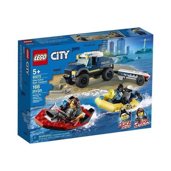 Imagem de LEGO City - Transporte de Barco da Polícia de Elite