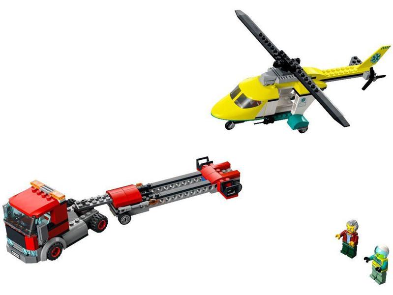 Imagem de LEGO City Transporte de Helicóptero de Salvamento - 215 Peças 60343