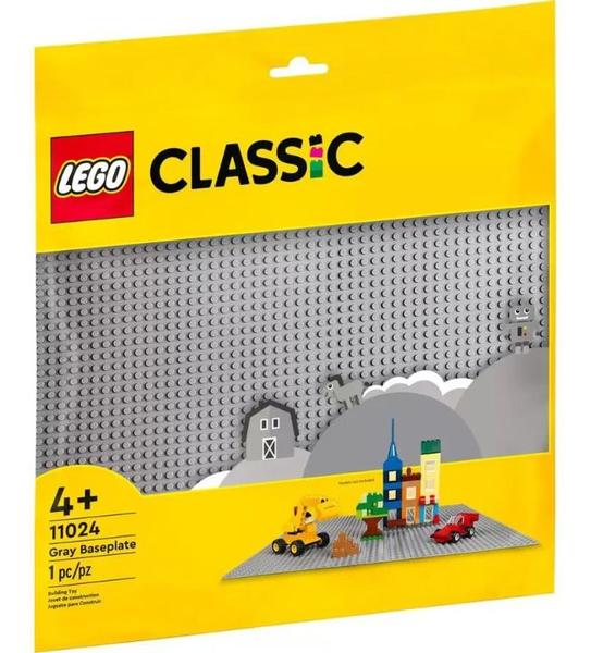 Imagem de Lego Classic 11024 Baseplate Cinza 38cm 