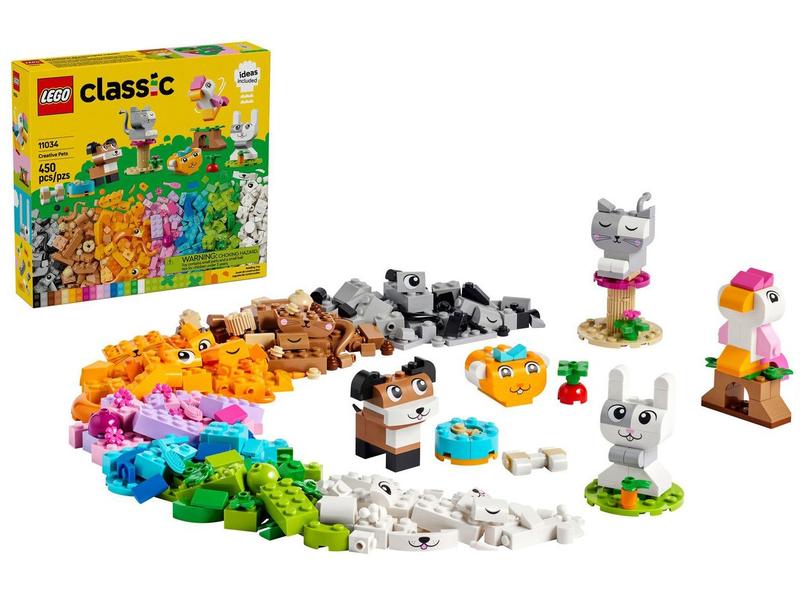 LEGO Classic Animais de Estimação Criativos - 11034 450 Peças LEGO Classic Animais de Estimação Criativos - 11034 450 Peças
