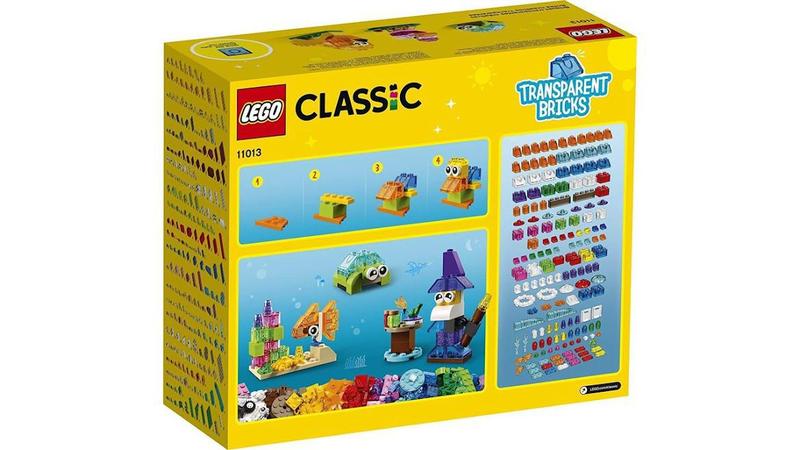 Imagem de Lego Classic - Blocos Transparentes Criativos 500 Pçs 11013