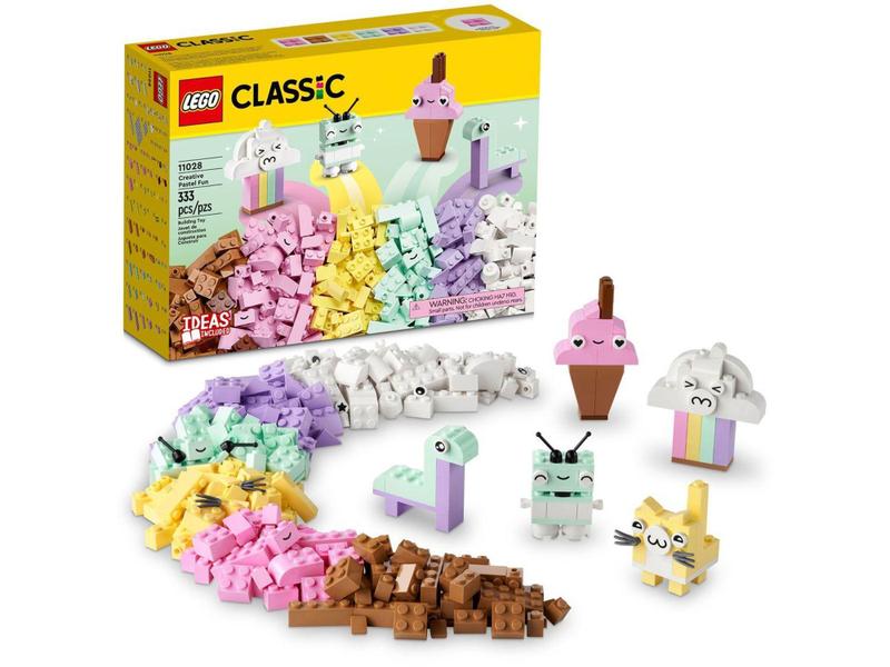 Imagem de LEGO Classic Diversão Pastel Criativa 333 Peças - 11028