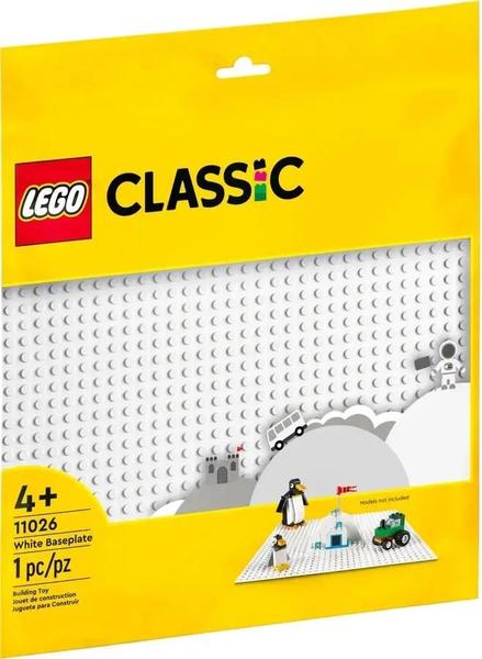 Imagem de Lego classic white baseplate 1 peças (11026)