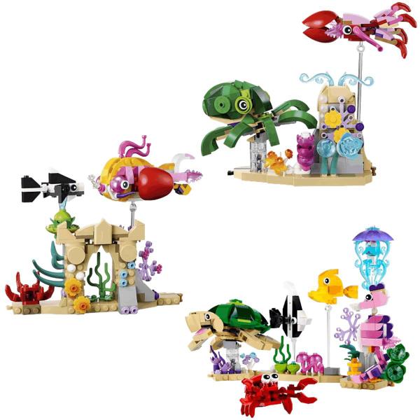 Lego Creator 3 em 1 Animais Aquáticos Marinhos 31158 Imagem de Lego Creator 3 em 1 Animais Aquáticos Marinhos 31158