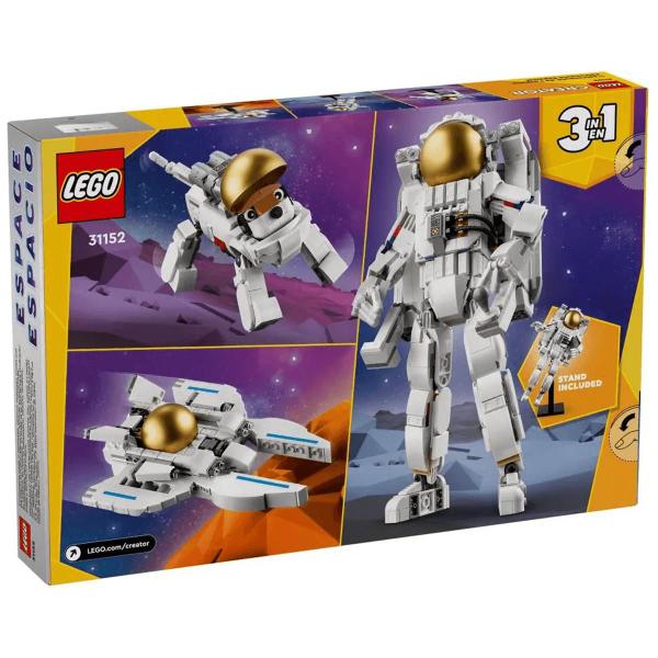 Imagem de Lego Creator 3 em 1 Astronauta Espacial 31152 com 647 Peças