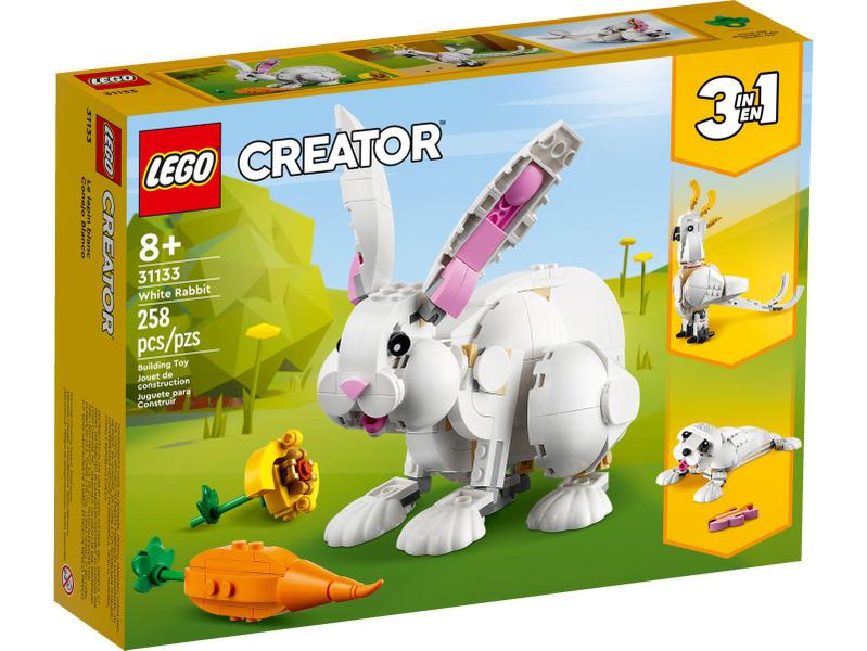 Imagem de LEGO Creator 3 em 1 - Coelho Branco - 258 Peças - 31133