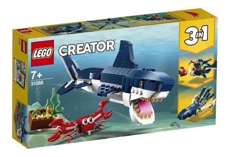 Imagem de Lego Creator 3 Em 1 Criaturas Do Fundo Do Mar 230 Peças