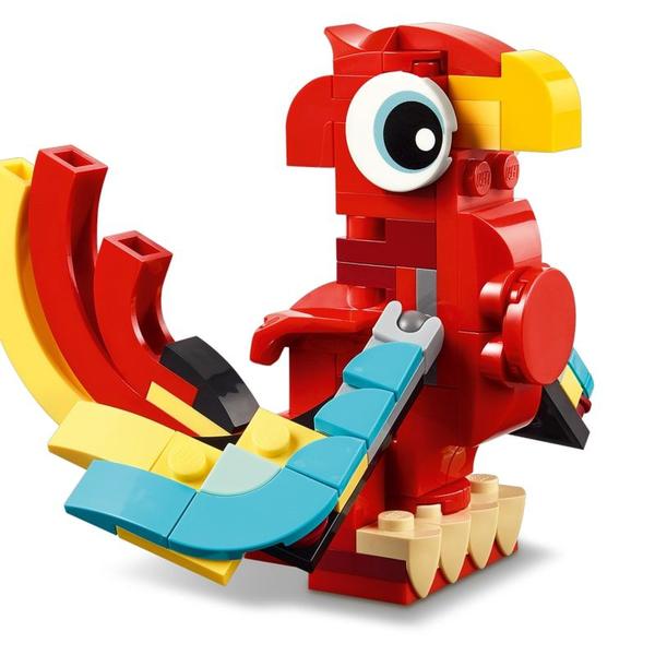 LEGO Creator 3 em 1 - Dragão Vermelho - 149 Peças - 31145 Imagem de LEGO Creator 3 em 1 - Dragão Vermelho - 149 Peças - 31145