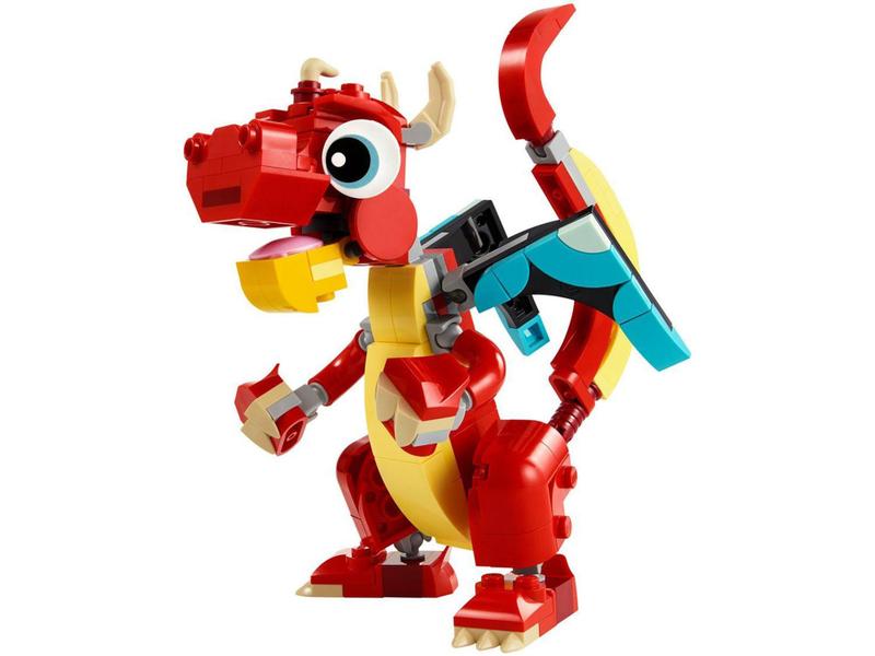 Imagem de LEGO Creator 3 em 1 Dragão Vermelho - 31145 149 Peças