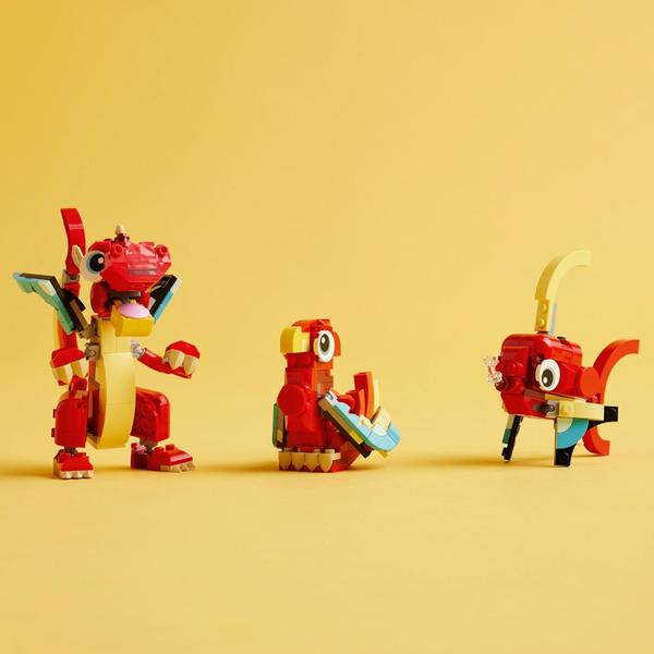 Imagem de LEGO Creator 3 em 1 - Dragão Vermelho - 31145