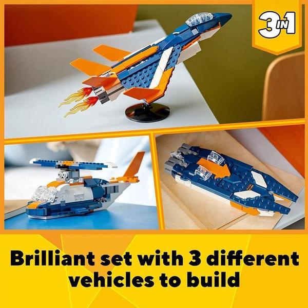 Imagem de Lego Creator 3 Em 1 Jato Supersônico - 31126