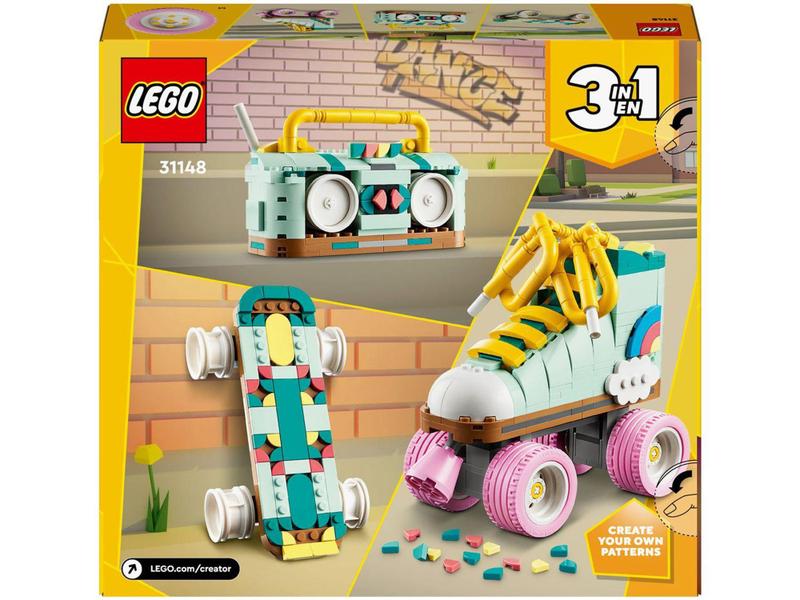 Imagem de LEGO Creator 3 em 1 Patins Retrô  31148 - 342 Peças