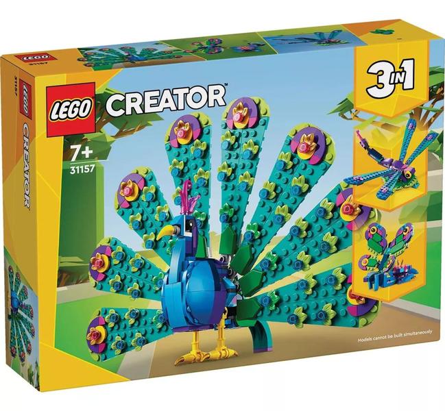 Imagem de Lego Creator 3 em 1 Pavão Exótico 355 pcs - 31157