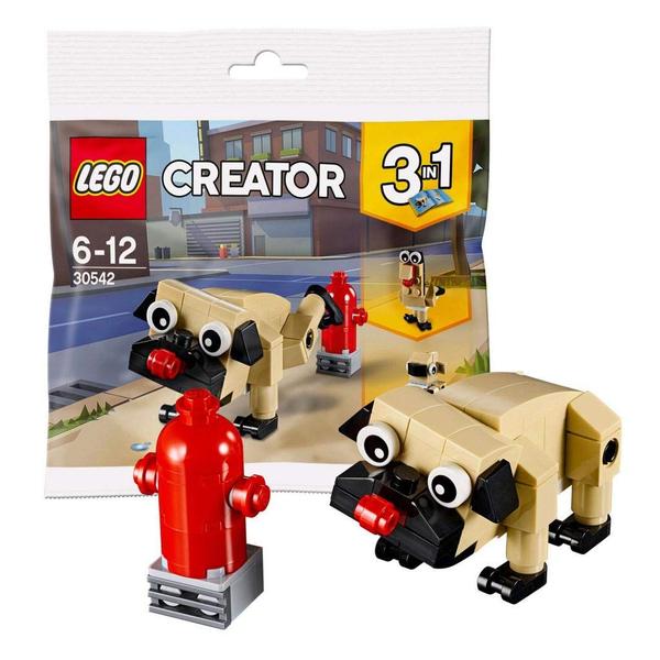 Imagem de LEGO Creator 3 em 1 Pug, Turquia e Coala Bear (30542) Ensacado