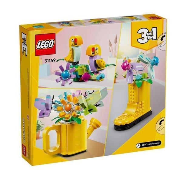 Lego Creator 3 Em 1 Regador Com Flores - 31149 Imagem de Lego Creator 3 Em 1 Regador Com Flores - 31149