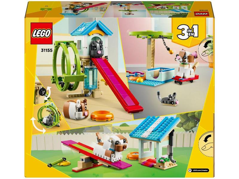LEGO Creator 3 em 1 Roda de Hamster 31155 - 416 Peças Imagem de LEGO Creator 3 em 1 Roda de Hamster 31155 - 416 Peças