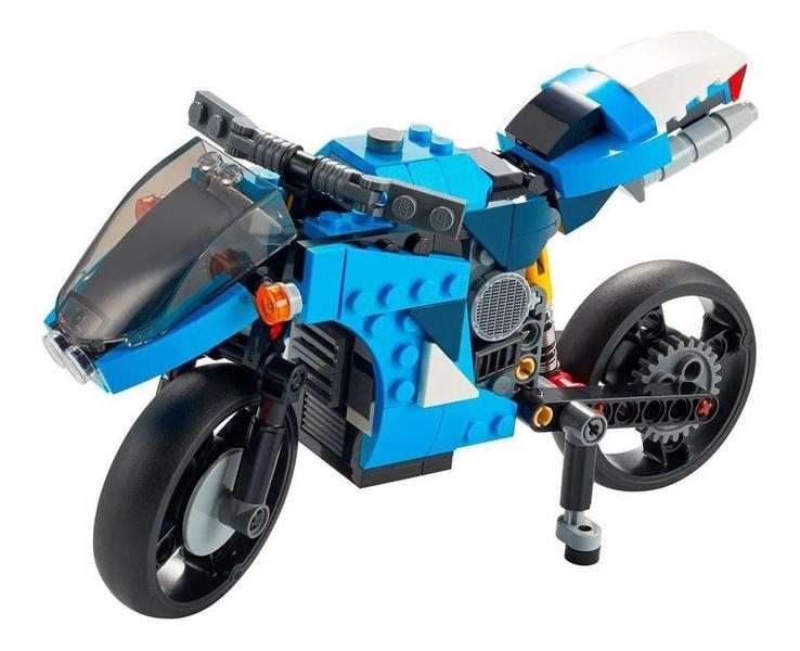 Imagem de Lego Creator 3 Em 1 Super Moto De Corrida  236 Peças 31114