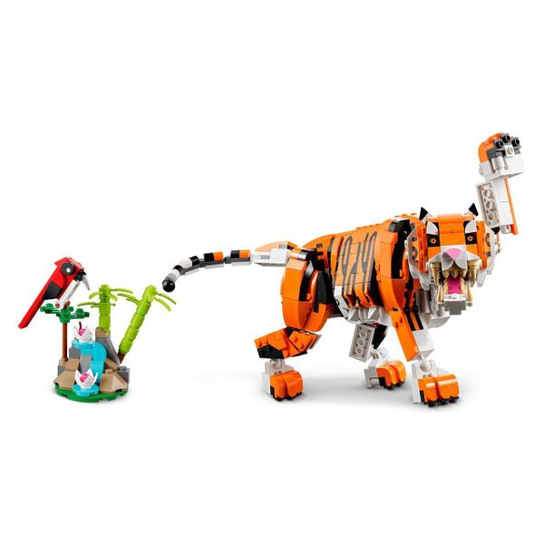 Lego Creator 3 Em 1 Tigre Majestoso 755 Peças - 31129 Imagem de Lego Creator 3 Em 1 Tigre Majestoso 755 Peças - 31129