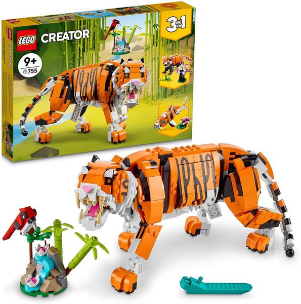 Imagem de Lego Creator 3 Em 1 Tigre Majestoso 755 Peças - 31129