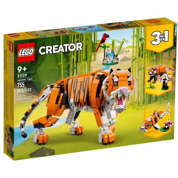 Imagem de Lego Creator 3 em 1 Tigre Majestoso 755 Peças - 673419355650