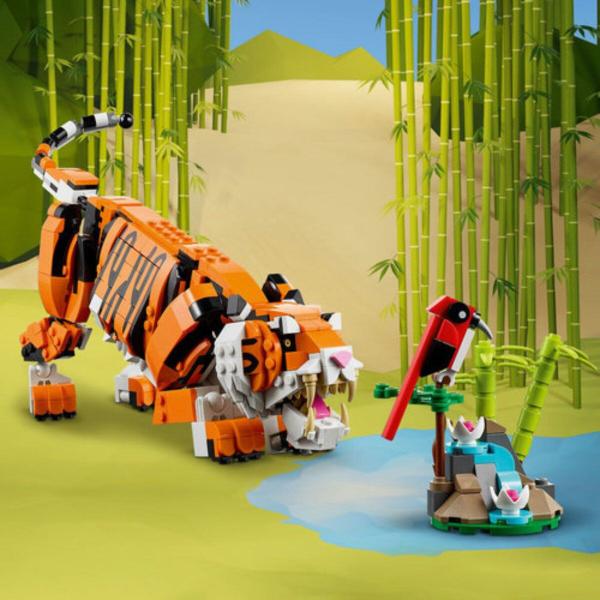 Imagem de LEGO Creator 3 em 1 Tigre Majestoso