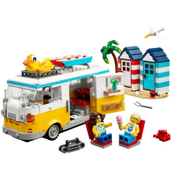 Imagem de Lego Creator 3 em 1 Trailer de Praia 556 peças 31138