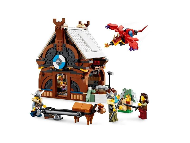 Imagem de Lego creator 3 in en 1 navio viking e a serpente de midgard