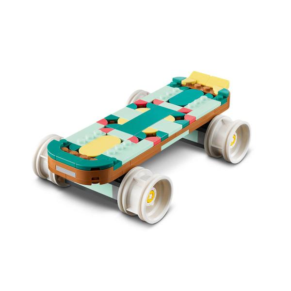Imagem de Lego Creator 3em1 Patins Radio e Skate Retrô 342 pcs - 31148