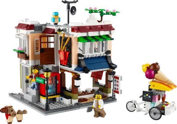 Imagem de LEGO Creator 3in1 Downtown Noodle Shop 31131 Building Toy Set for Boys, Girls and Kids Ages 8+ Possui uma Townhouse, Bike Shop ou Arcade (569 peças)