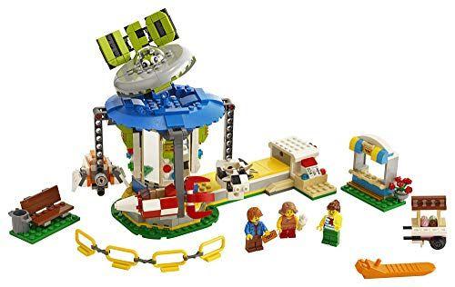 Imagem de LEGO Creator 3in1 Fairground Carousel 31095 Building Kit (595 Peças)