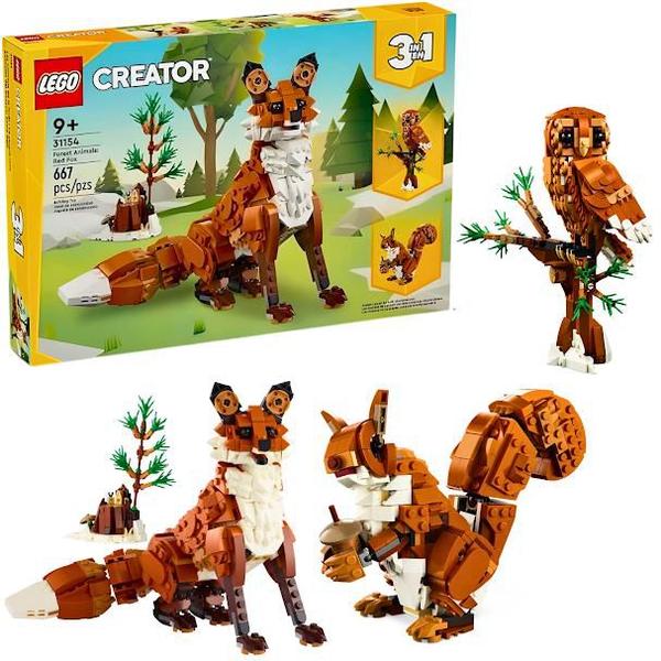 Imagem de Lego Creator Animais Da Floresta Raposa Vermelha 31154