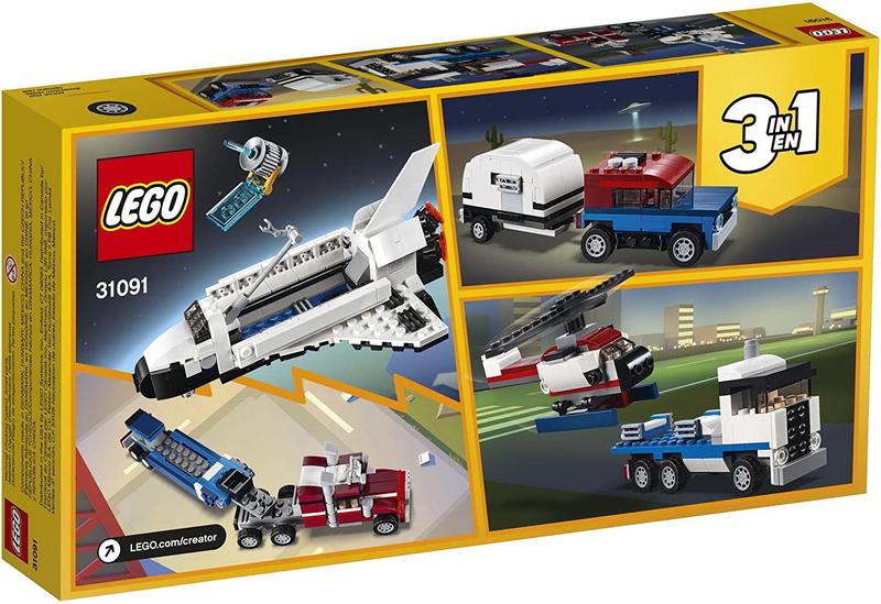 Imagem de LEGO Criador 3 em 1 Transportador de Ônibus Espacial 31091 (341 peças)
